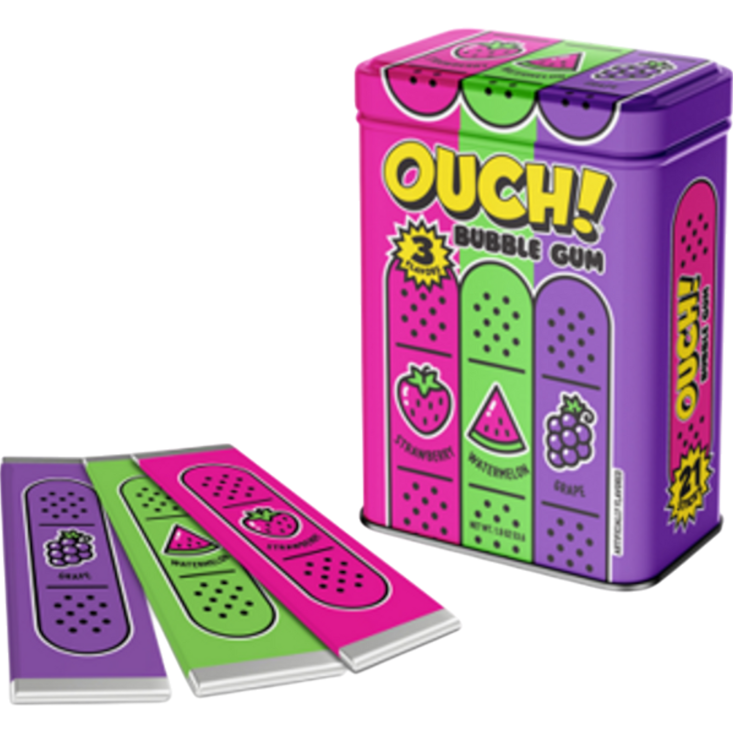Ouch Bubble Gum 1 Unit