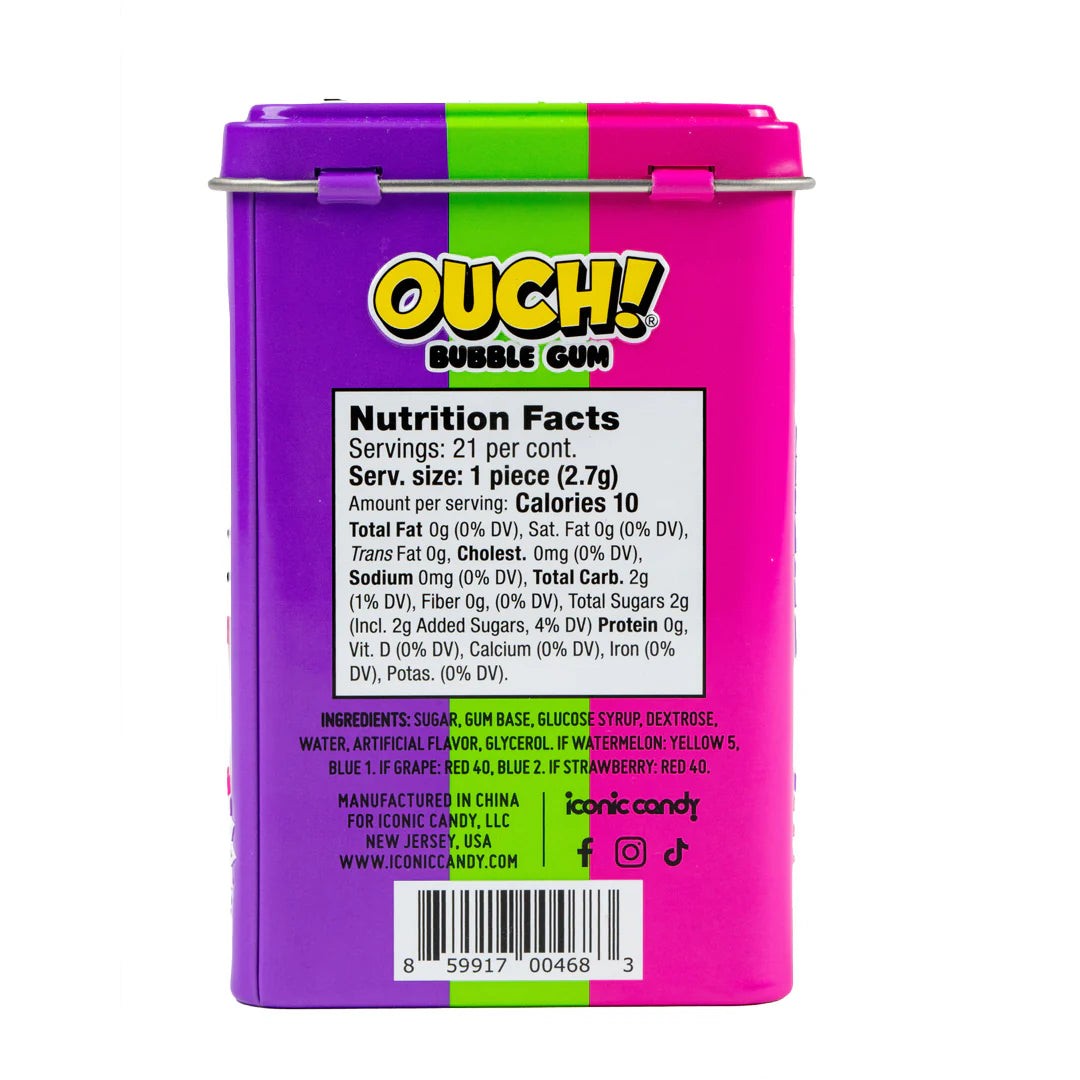 Ouch Bubble Gum 1 Unit